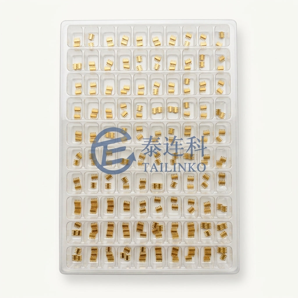 MRC: JMCTK-2061T-JH - Hermetic Glass-to-Metal Sealed Rectangular 4-Pin Connector Header