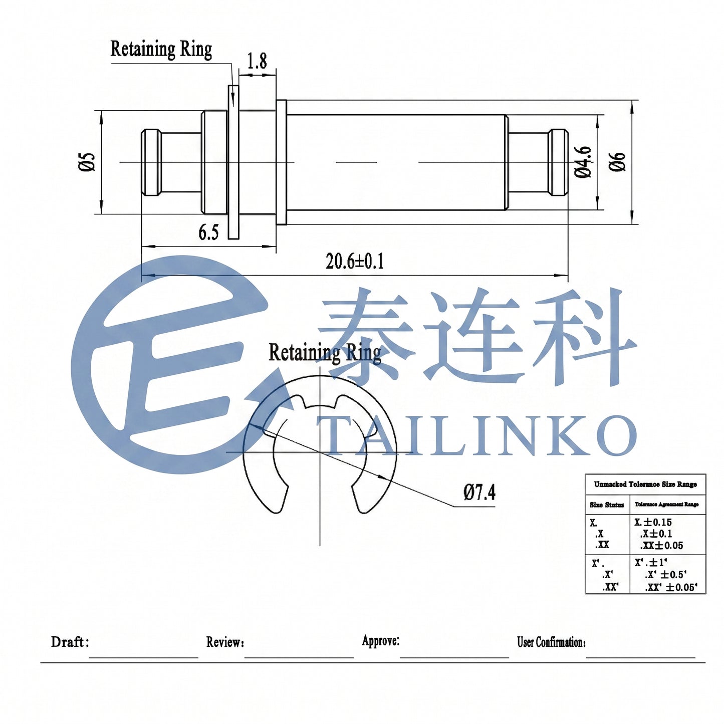 RFA: SMP Female to Female Stainless Steel RF Coaxial Adapter (SMP-KK12G)