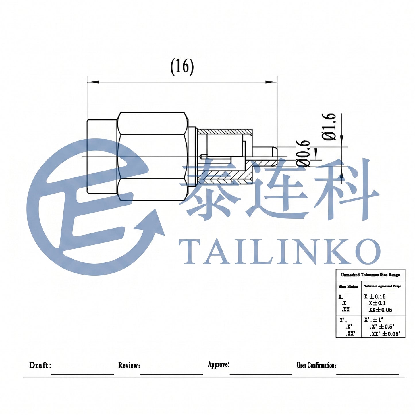 RFC: SSMA-J2-2 RF Coaxial Connector